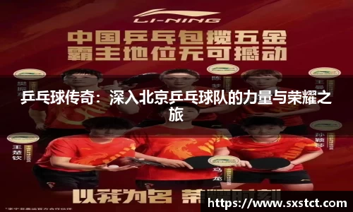 乒乓球传奇：深入北京乒乓球队的力量与荣耀之旅